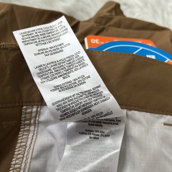 Columbia Men’s Battle ridge II omni-shade shorts in brown size 42 - Picture 13 of 14